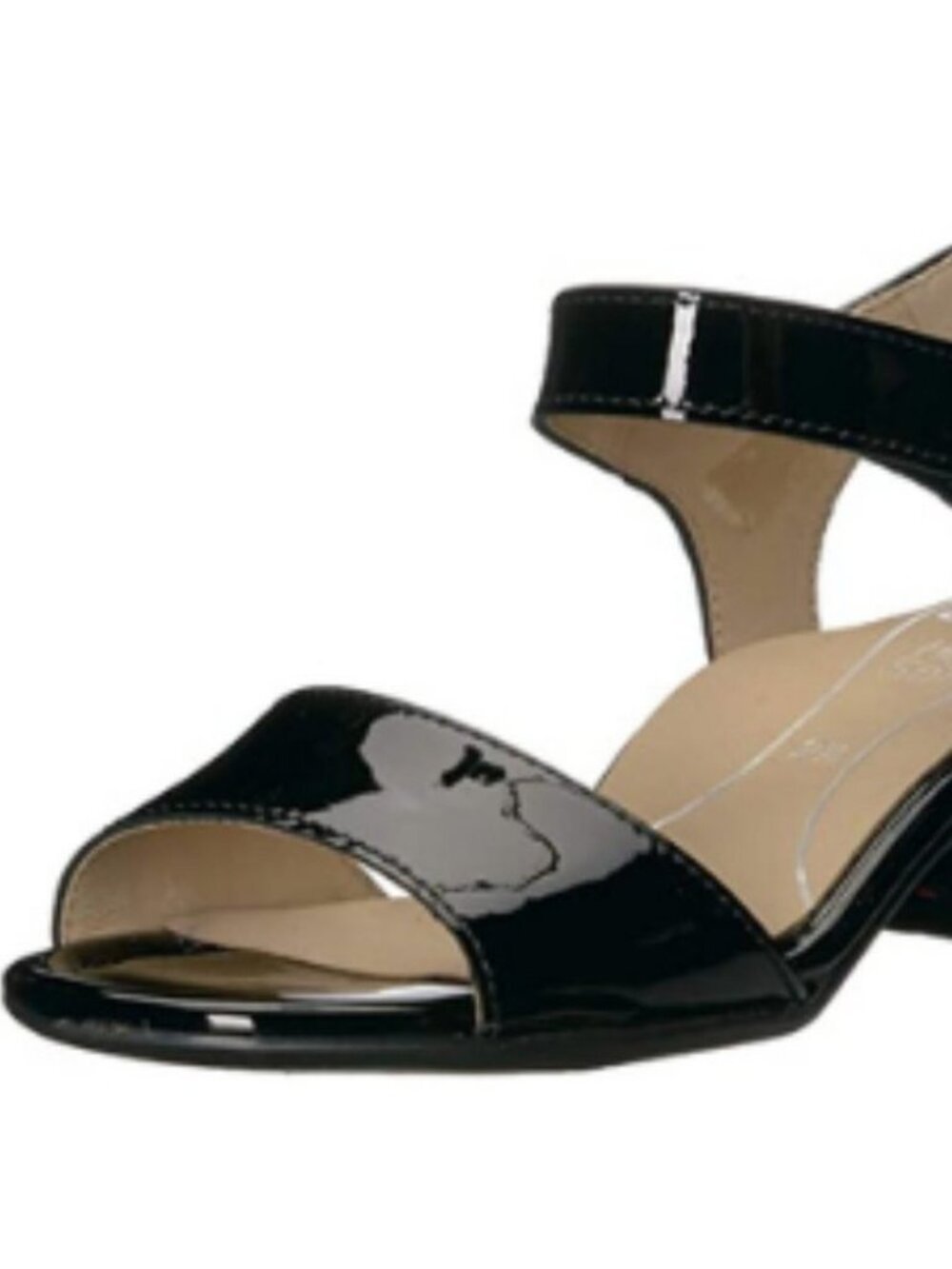 Ara Gaia 1590 Tailored Heeled Leather Sandal Size 5.5 NEW!